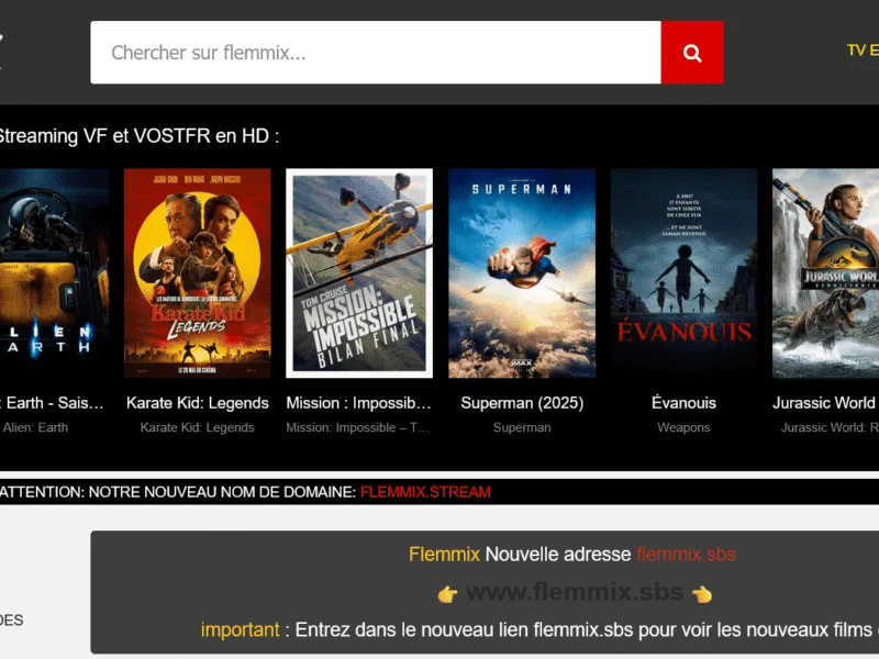 Flemmix – Nouvelle Adresse et Alternatives 2026